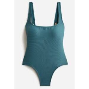 J. Crew Deep Teal One Piece Swimsuit